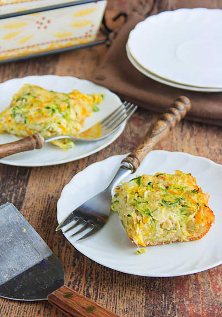 Zucchini & Squash Squares
