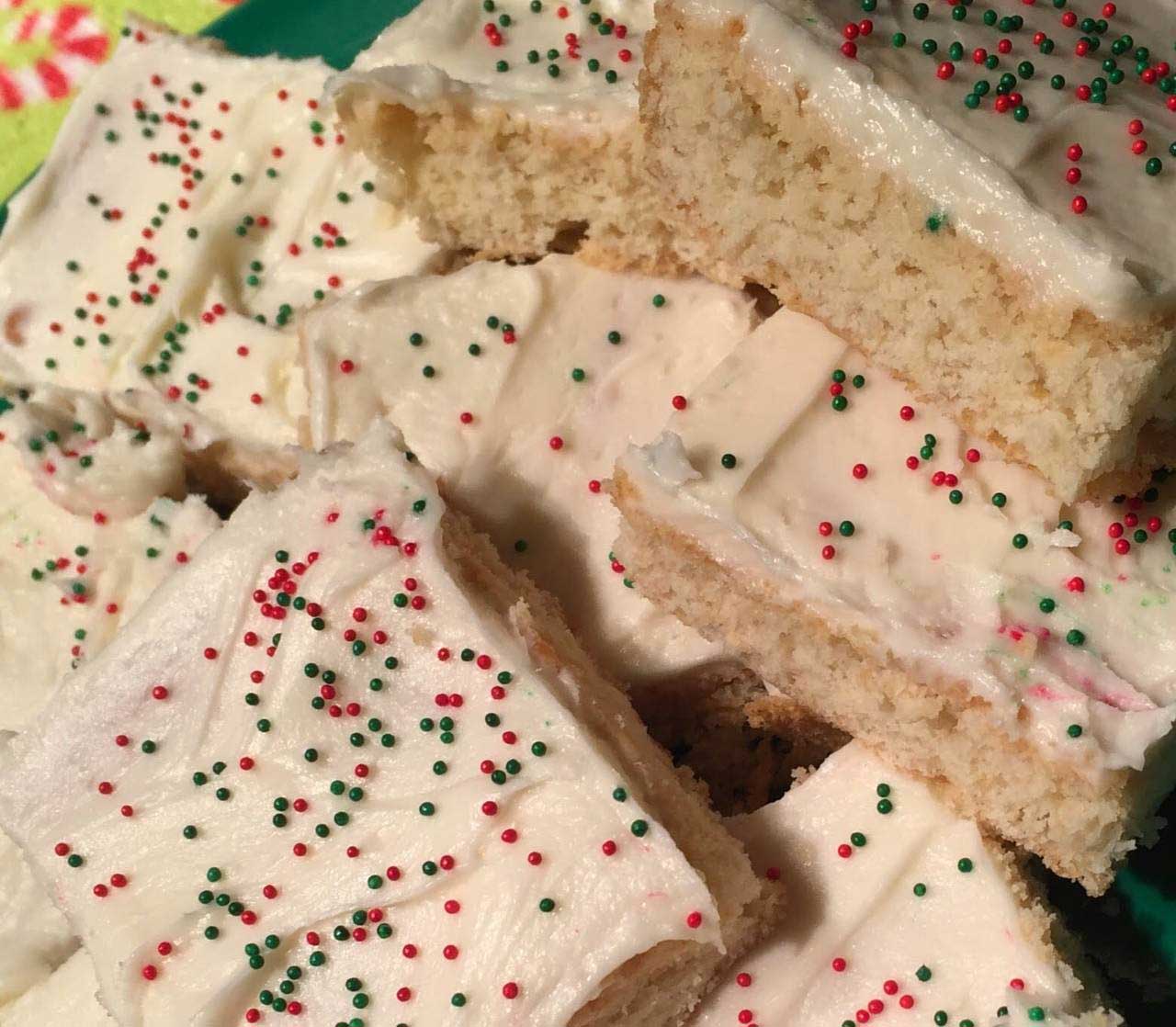 Christmas Sugar Cookie Bars