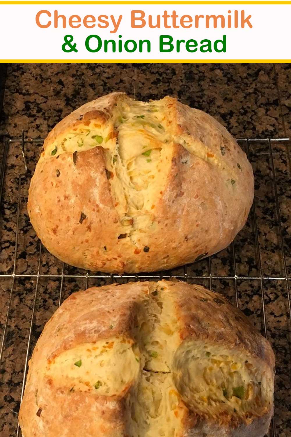 Cheesy Buttermilk & Onion Bread