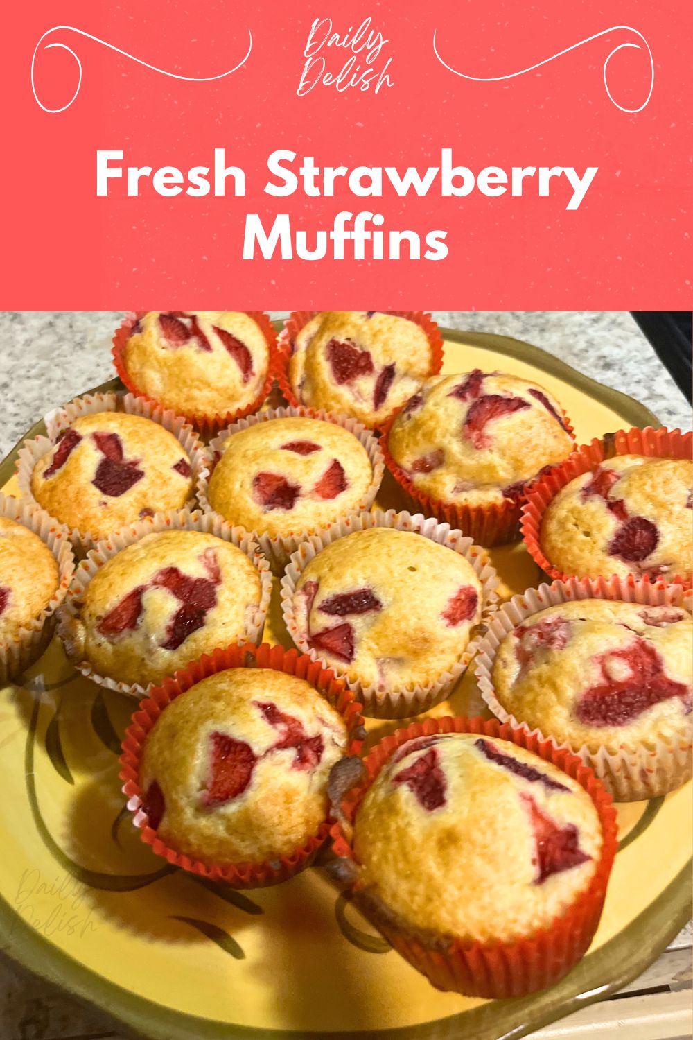 Fresh Strawberry Muffins Recipe