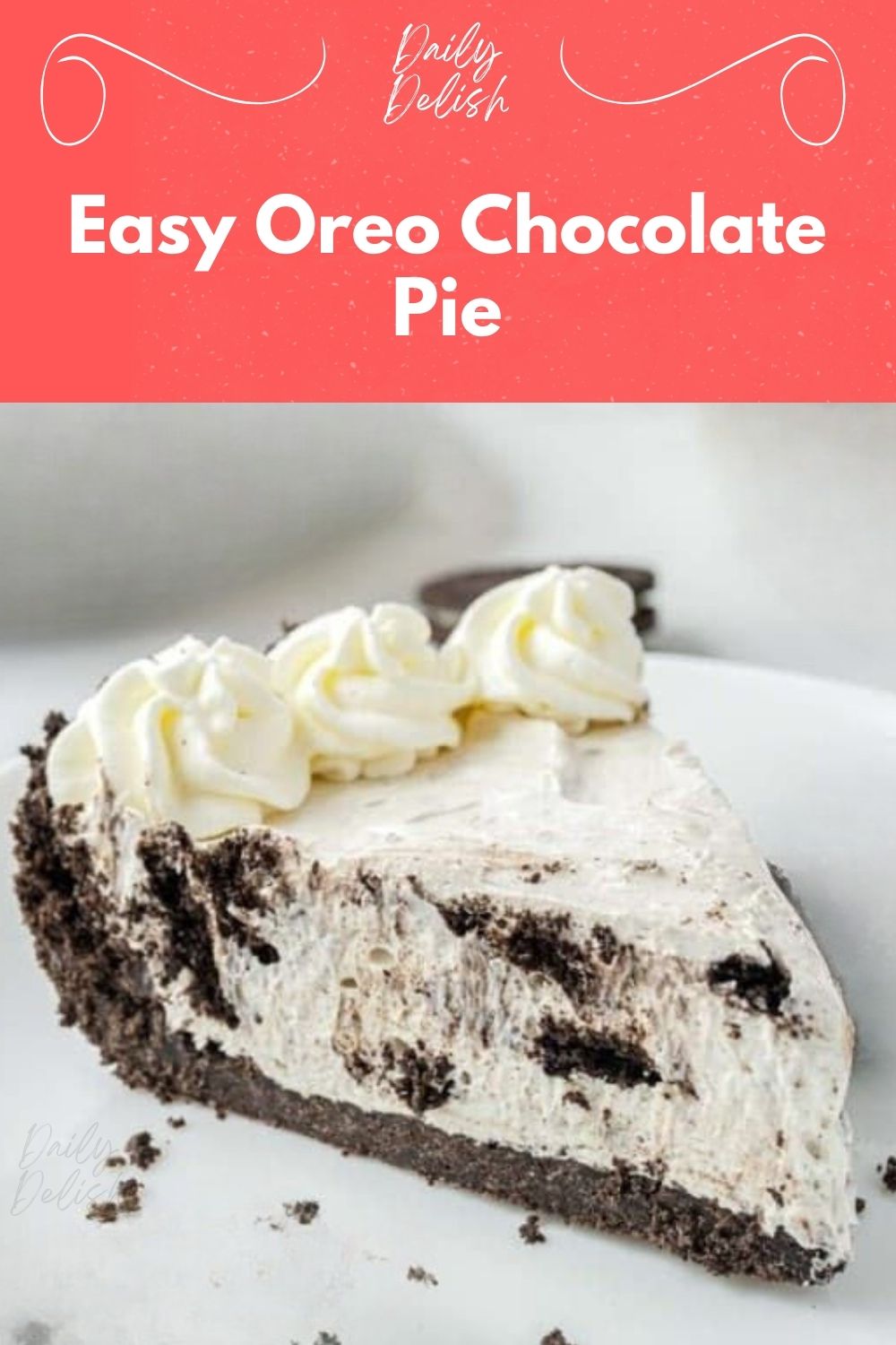 Easy Oreo Chocolate Pie