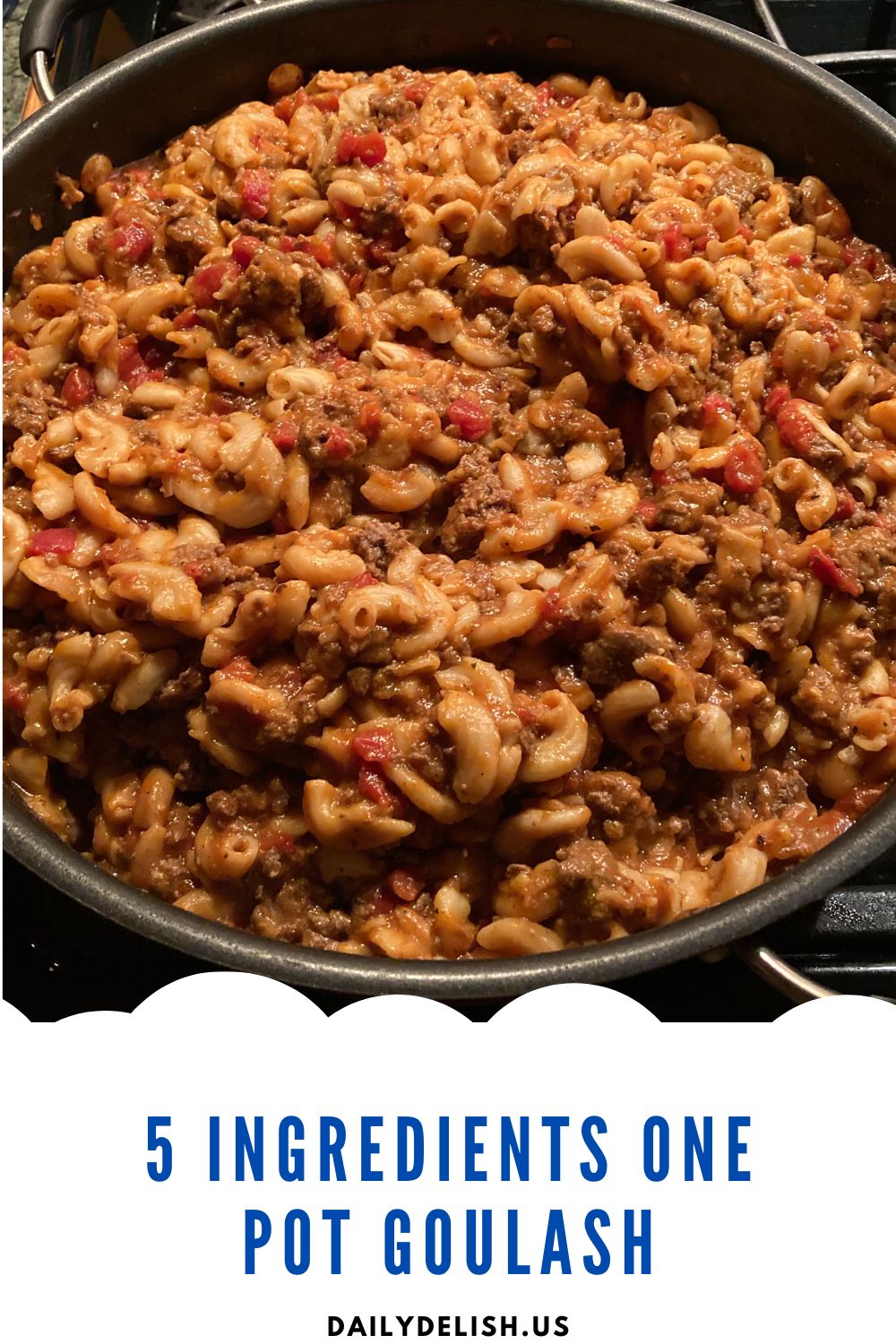 5 Ingredients One pot Goulash