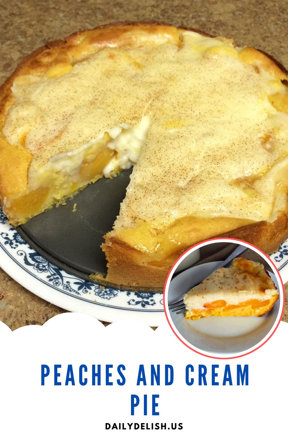 Peaches and Cream Pie
