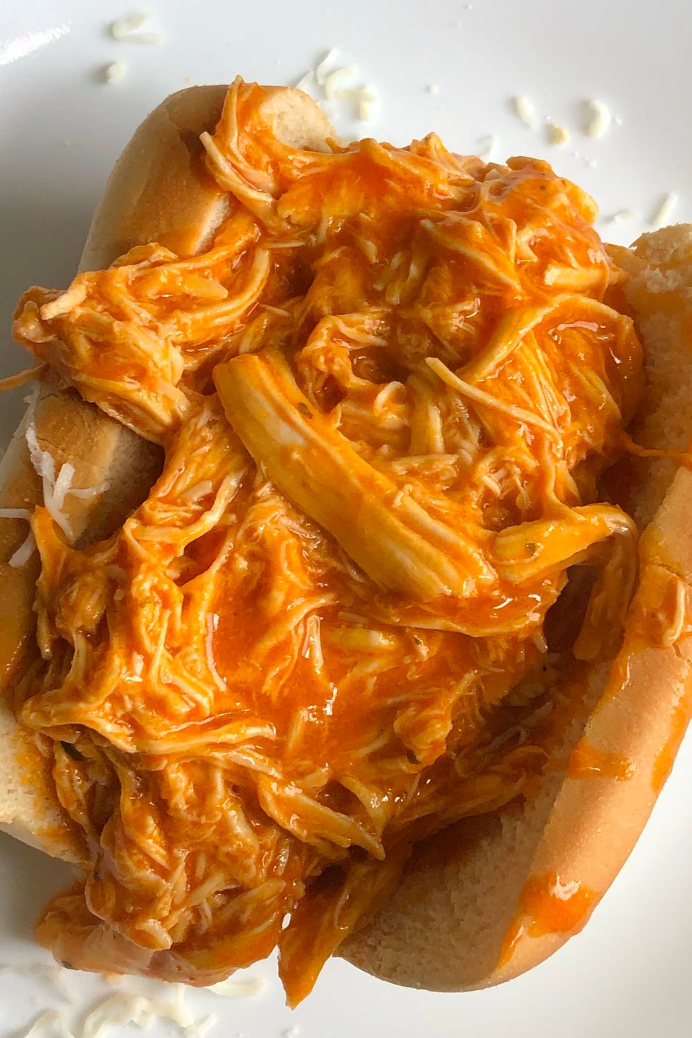 Slow Cooker Buffalo Chicken Sandwiches