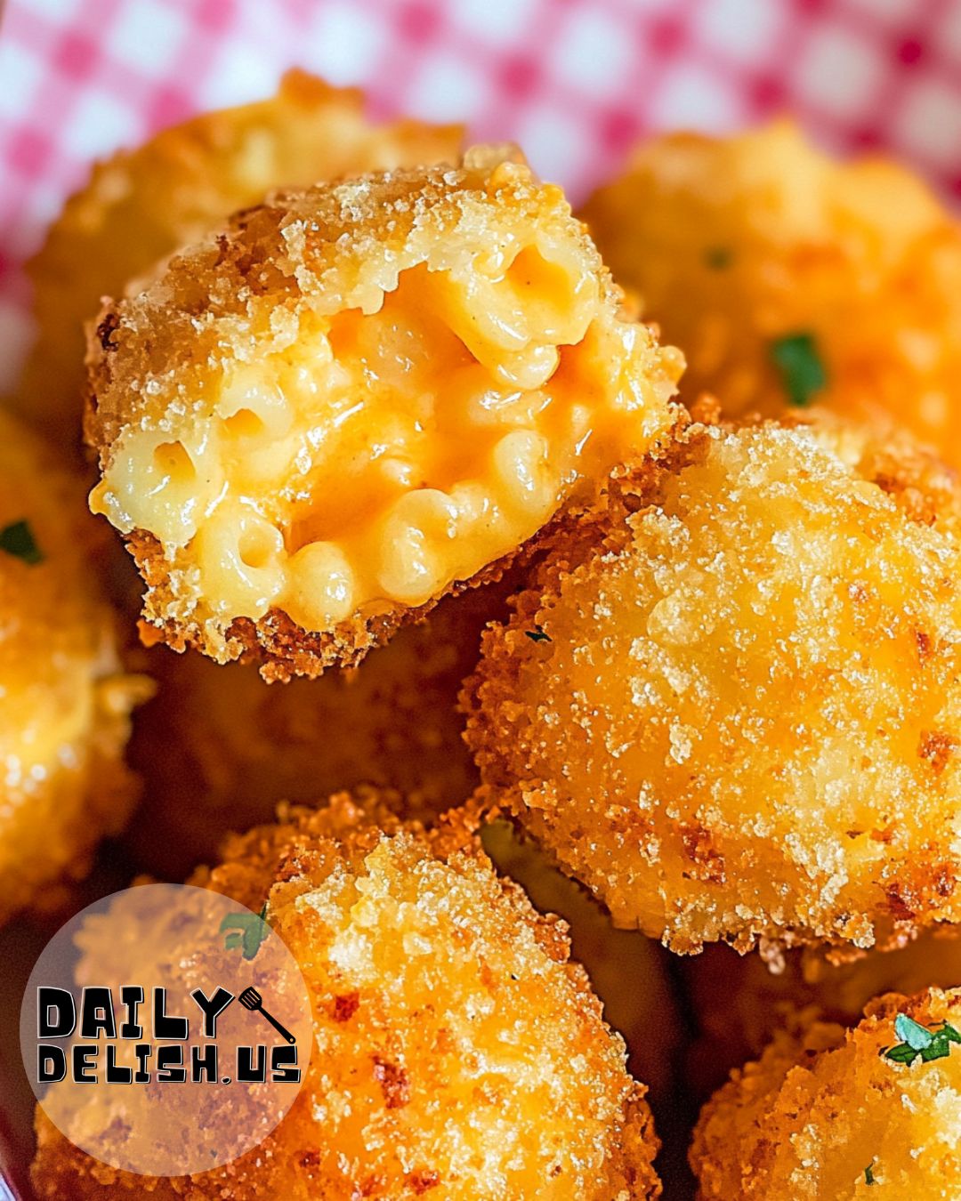 Air Fryed Mac & Cheese Bites