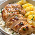Making Pineapple Chicken And Rice