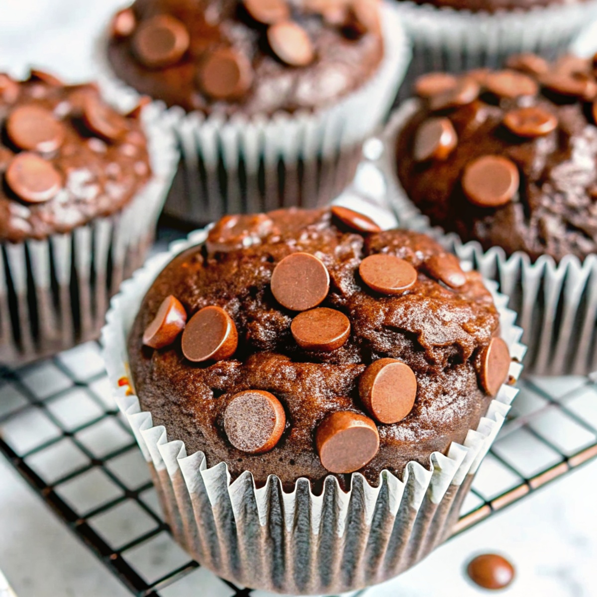 Chocolate Zucchini Muffins