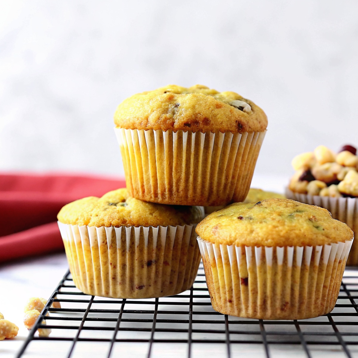 Cranberry Orange Zucchini Muffins