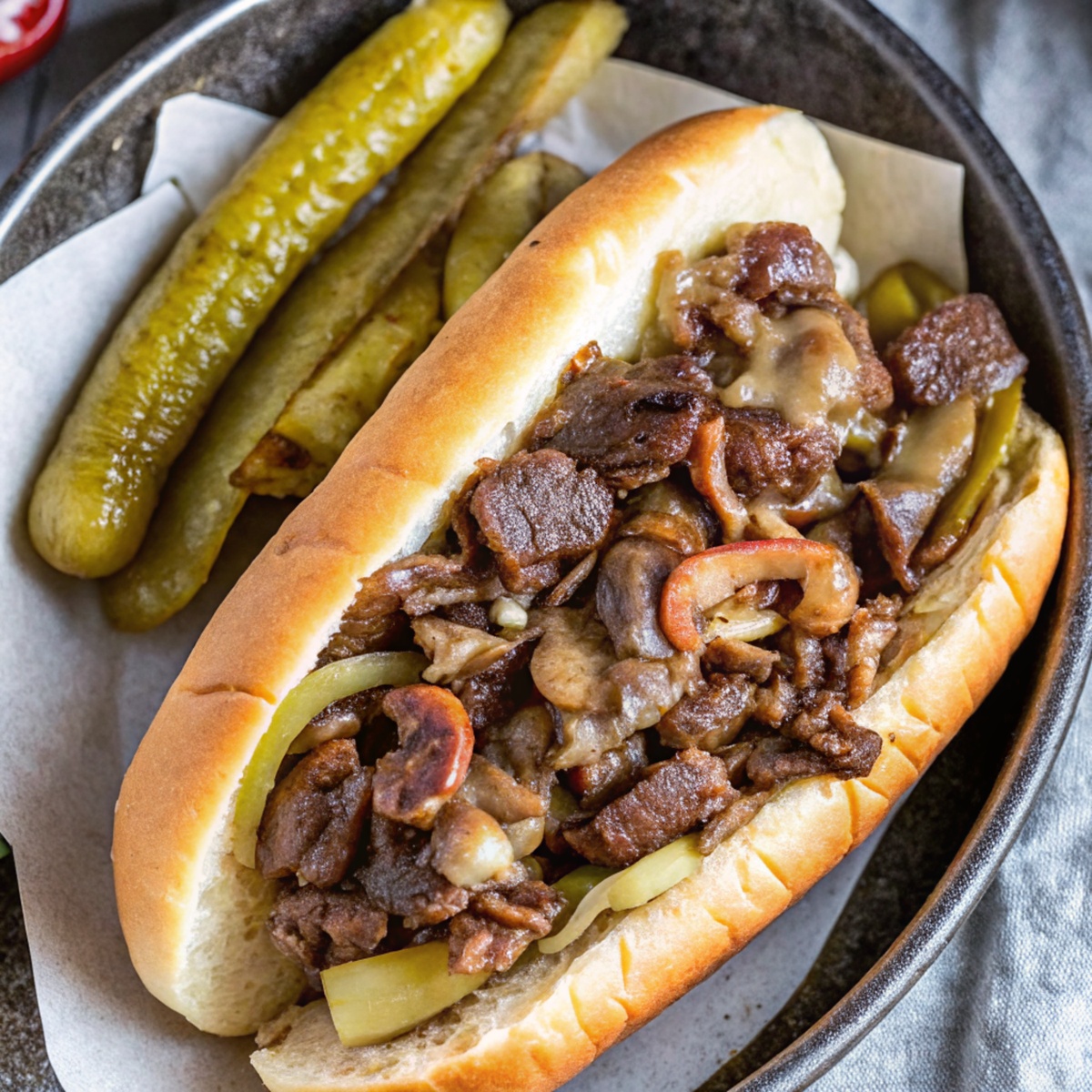 Easy Philly Cheesesteak