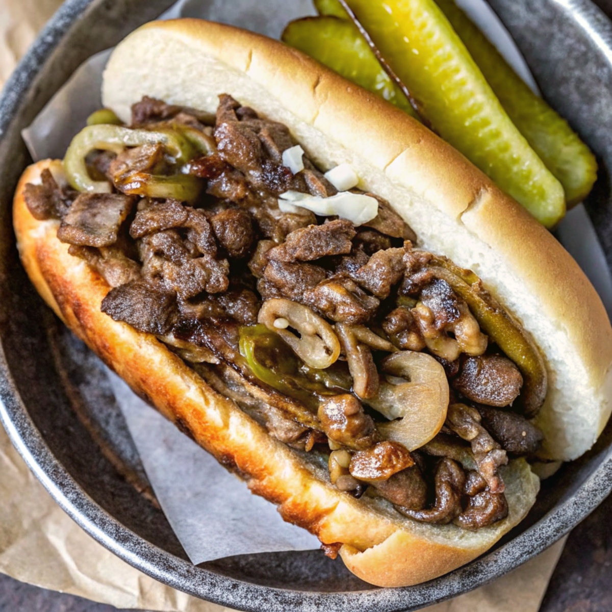 Easy Philly Cheesesteak