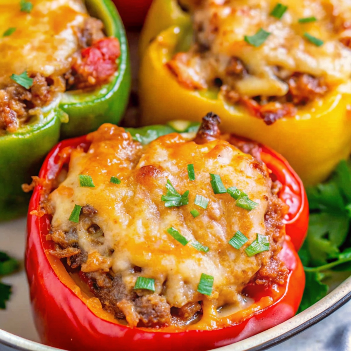 Easy Stuffed Bell Peppers Recipe